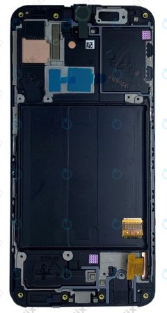 Samsung Galaxy A40 A405F - Ecran LCD + Sticlă Tactilă + Ramă (Black) - GH82-19672A, GH82-19674A Genuine Service Pack