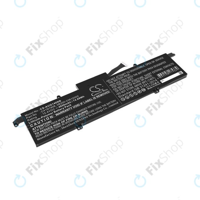 Baterie pentru Asus ROG Zephyrus G14 Ga401, 4850mAh, Li-Pol, 15.4V, C41N1908, HQ