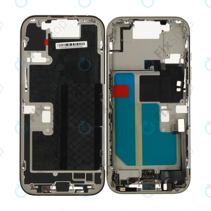 Ramă Mijlocie cu Baterie iPhone 16 Pro | White Titanium | ZD076-00690 | Genuine Apple