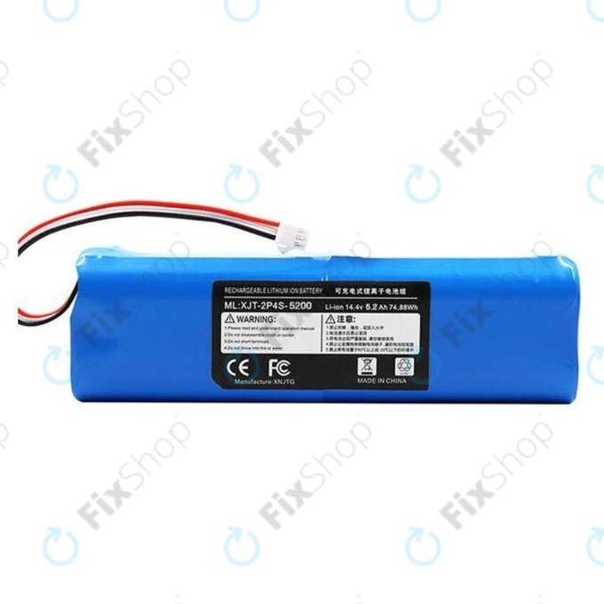 Xiaomi Roidmi EVE Plus, Viomi, Lydsto, Proscenic, Tefal - Baterie XJT-2P4S-5200 Li-Ion 14.4V 5200mAh