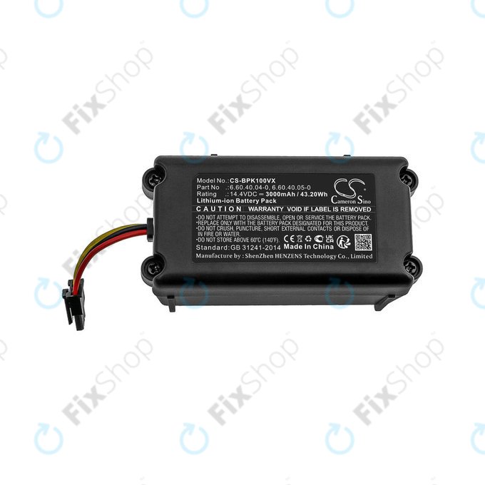 Baterie pentru Sencor SRV 9250, SRV 8250, SRV 6250, SRV 4250, Blaupunkt XSMART, SRX 1002, Li-ion, 14.4V, 3000mAh, HQ