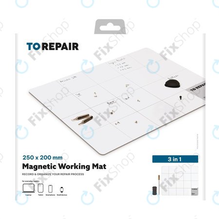 SBS - Covoraș magnetic pentru șuruburi și piese mici 3-în-1