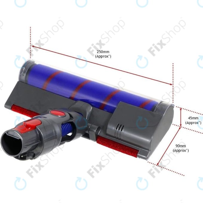 Dyson V-series, Outsize - Duză de podea cu lumină verde LED