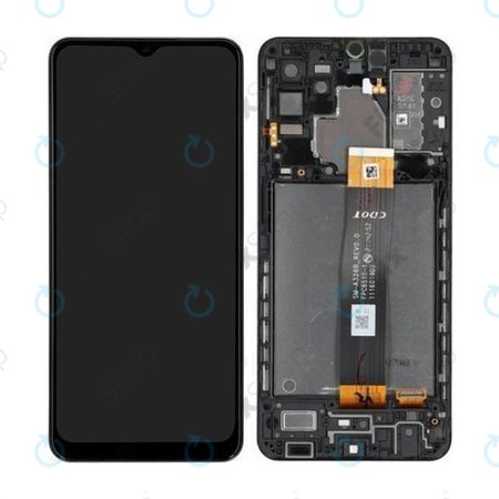 Samsung Galaxy A32 5G A326B - Ecran LCD + Sticlă tactilă + Ramă (Awesome Black) - GH82-25121A, GH82-25122A Genuine Service Pack
