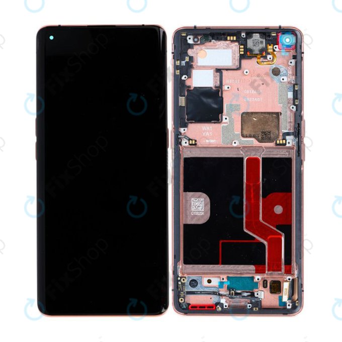 Oppo Find X2 Pro - Ecran LCD + Sticlă Tactilă + Ramă (Orange) - 5D68C21151 Genuine Service Pack