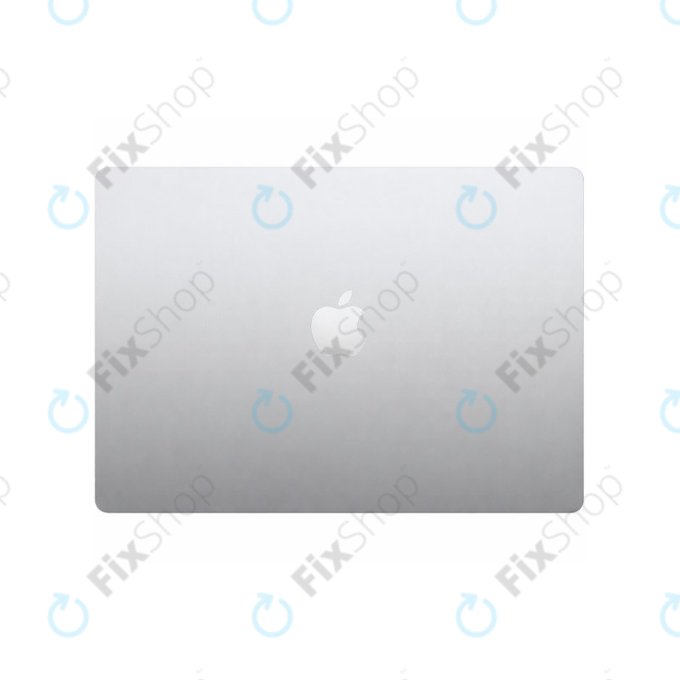 Display LCD pentru MacBook Air 13", A3113 (2024), cu sticlă frontală și capac, Silver, 661-40279, Genuine Apple