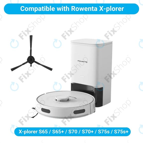 Perie laterală, 2 buc. pentru Rowenta X-plorer S65, S65+, S70, S70+, S75s, S75s+