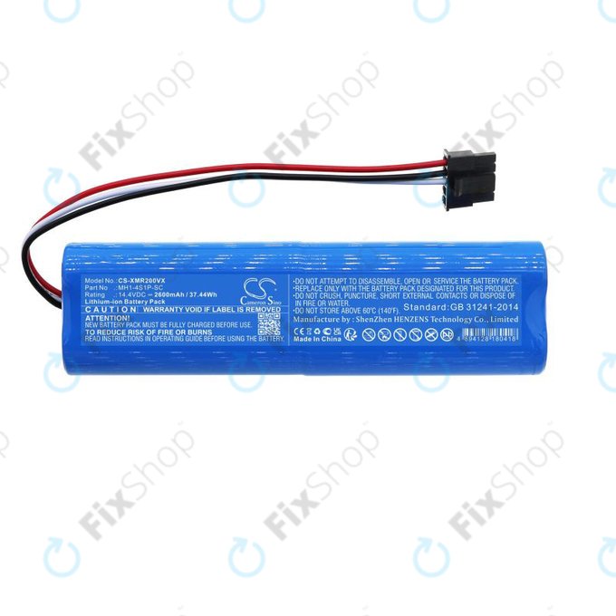 Xiaomi Mi Robot Vacuum Mop Pro (P), 2 (Mijia 2C), Viomi V2 Pro, Proscenic LDS M7 - Baterie STYJ02YM, MH1-4S1P-SC Li-Ion 14.4V 2600mAh HQ