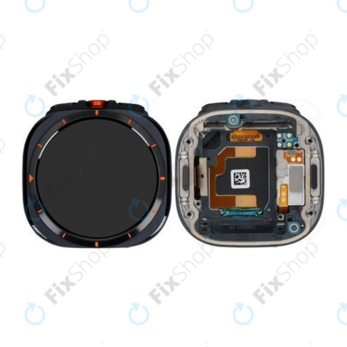 Samsung Galaxy Watch Ultra (LTE) SM-L705U - Ecran LCD + Sticlă Tactilă + Ramă (Dark Grey) - GH82-35194A Genuine Service Pack