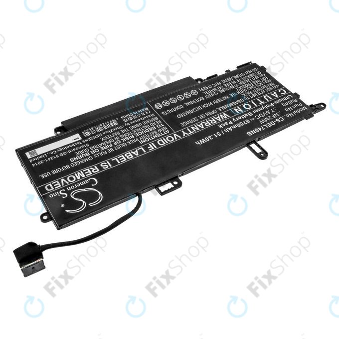 Baterie pentru Dell Latitude 7310 2-in-1, 7400 2-in-1, 6750mAh, Li-Pol, 7.6V, NF2MW, HQ