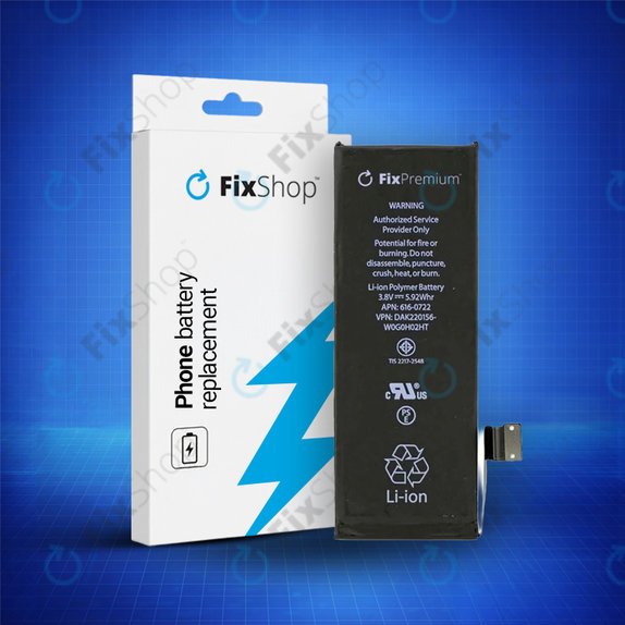 Baterie pentru iPhone 5S, 1560mAh, FixPremium