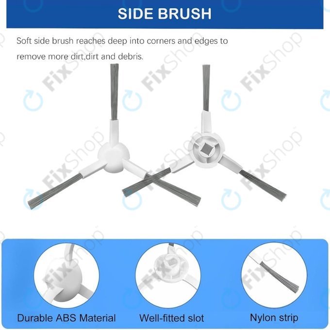 Xiaomi Dreame L10s Ultra Gen2, Pro Gen2, Mova E30 Ultra - Perie laterală