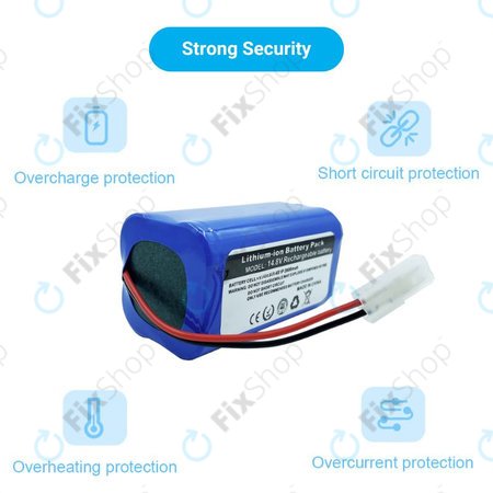 Xiaomi Essential (Mijia G1), Flyco FC-series, myVacBot SN500, Panasonic MC-series, Phicomm X3, Puppy R-series - Baterie Li-026418 Li-Ion 14.8V 2600mAh