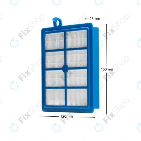 Filtru HEPA, 2 buc. pentru Electrolux, AEG, Philips, Tornado, Volta