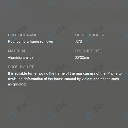 iFixes iX73 - instrument pentru demontarea ramei camerei din spate