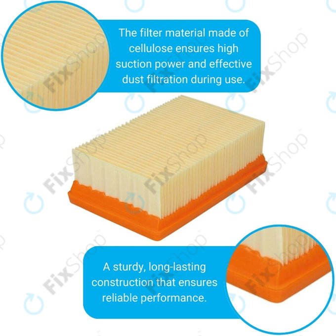 Kärcher WD-series, MV-series, KWD-series - Filtru plat de praf