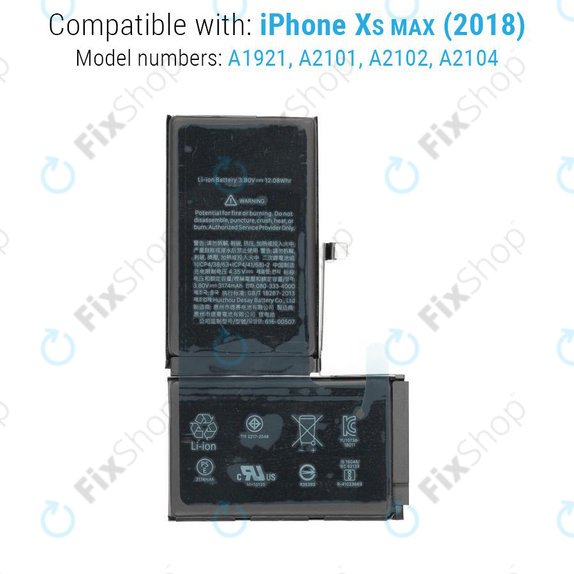 Baterie pentru iPhone XS Max, 3174mAh, Service Pack