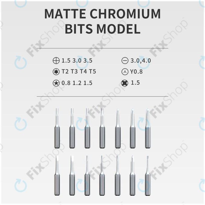 Jakemy JM-Y06 - Șurubelniță electrică inteligentă de precizie 16în1
