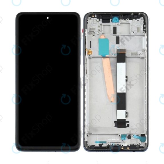 Xiaomi Poco X3 Pro - Ecran LCD + Sticlă Tactilă + Ramă (Phantom Black) TFT