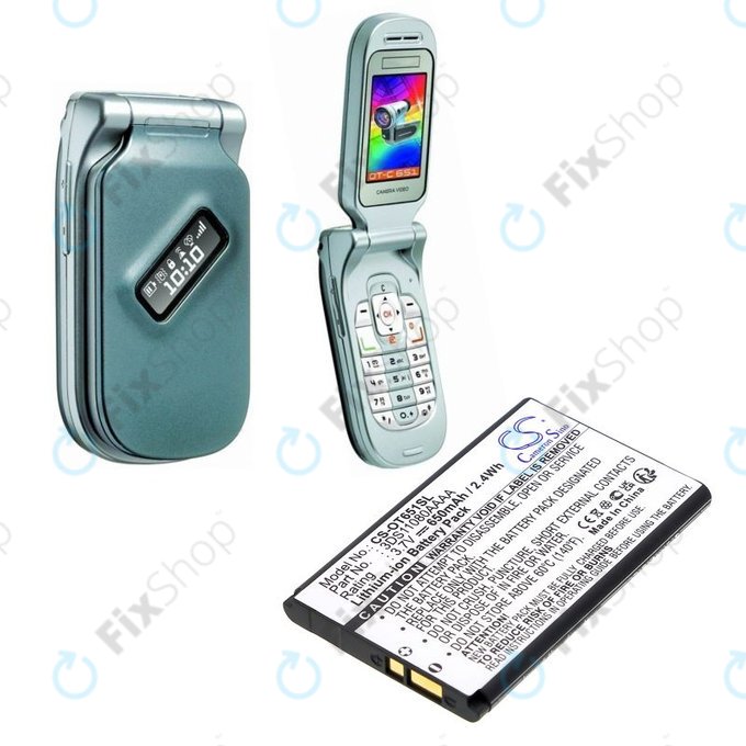 Baterie pentru Alcatel Lollipops, 650mAh, Li-Ion, 3.7V, 3DS11080AAAA, HQ