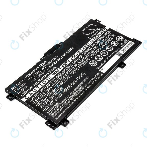 Baterie pentru HP Pavilion X360 15-CR0001NM, 4400mAh, Li-Ion, 11.55V, LK03XL, HQ
