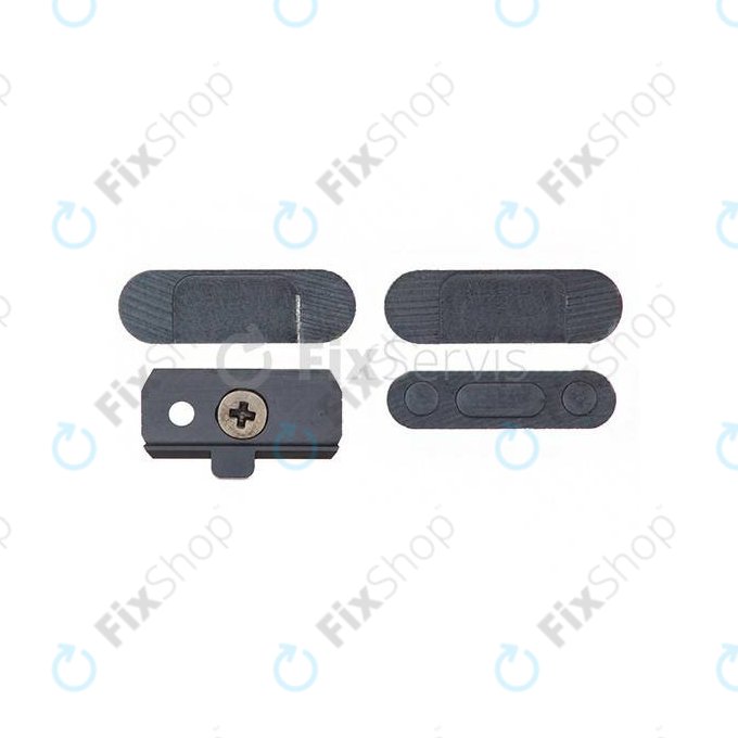 Apple iPad Mini, Mini 2, Air - Tlačidlá Zapínania + Hlasitosti + Tichého Režimu (Space Gray)