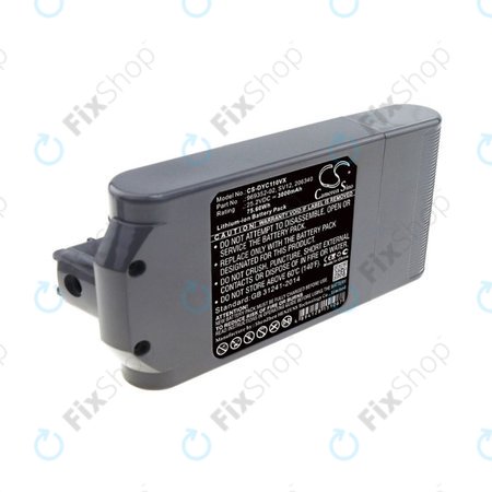 Dyson V10 - Baterie 969352-02, SV12, 206340 Li-Ion 25.2V 3000mAh HQ