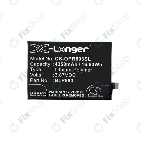 Realme GT 2 Pro 5G, GT Neo 2 5G - Baterie BLP887 2150mAh HQ