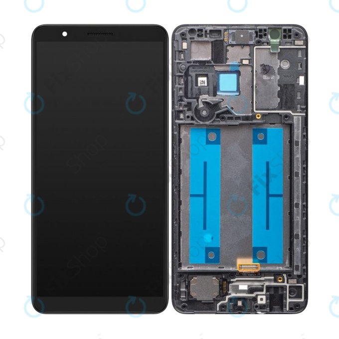 Samsung Galaxy A01 CORE A013F - Ecran LCD + Sticlă Tactilă + Ramă (Black) - GH82-23561A, GH82-23392A Genuine Service Pack
