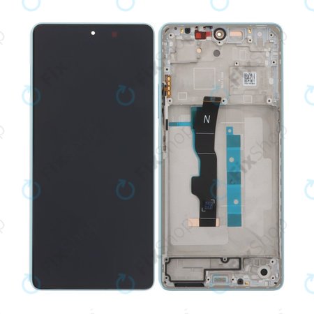 Xiaomi Redmi Note 13 5G 2312DRAABC - Ecran LCD + Sticlă Tactilă + Ramă (Ocean Teal) TFT