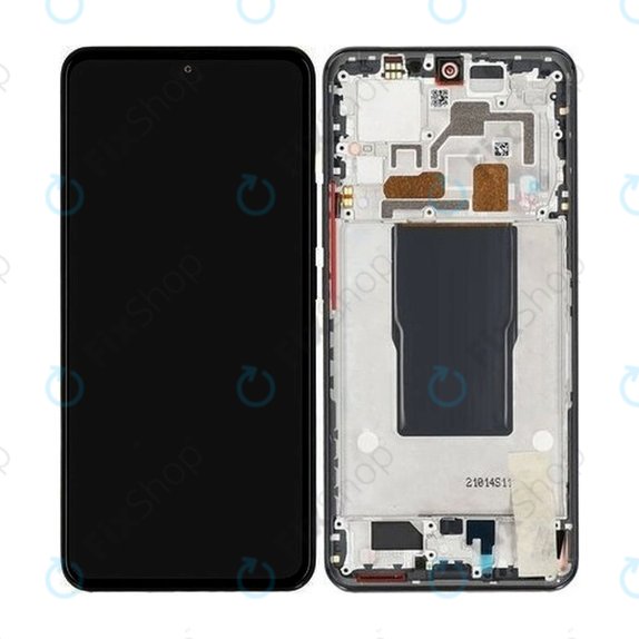 Xiaomi 12T Pro 22081212UG - Ecran LCD + Sticla Tactilă + Ramă (Black) - 560003L12U00 Genuine Service Pack