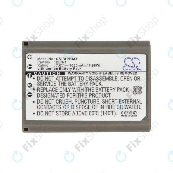 Baterie pentru Olympus E-M5, 1050mAh, Li-Ion, 7.6V, BLN-1, HQ