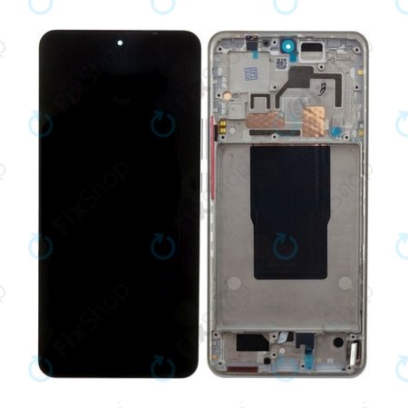 Xiaomi 12T Pro 22081212UG - Ecran LCD + Sticla Tactilă + Ramă (Silver) - 560004L12U00 Genuine Service Pack