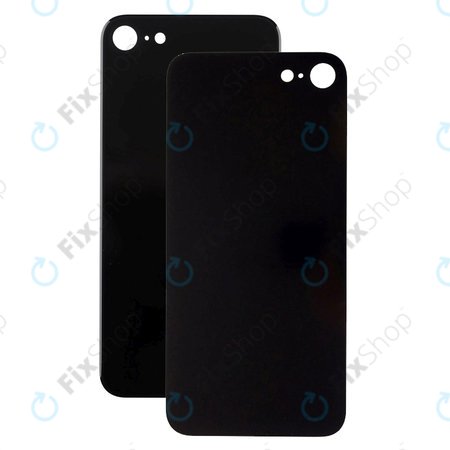 Apple iPhone SE (3rd Gen 2022) - Sticlă Carcasă Spate cu Orificiu Mărit pentru Cameră (Midnight)