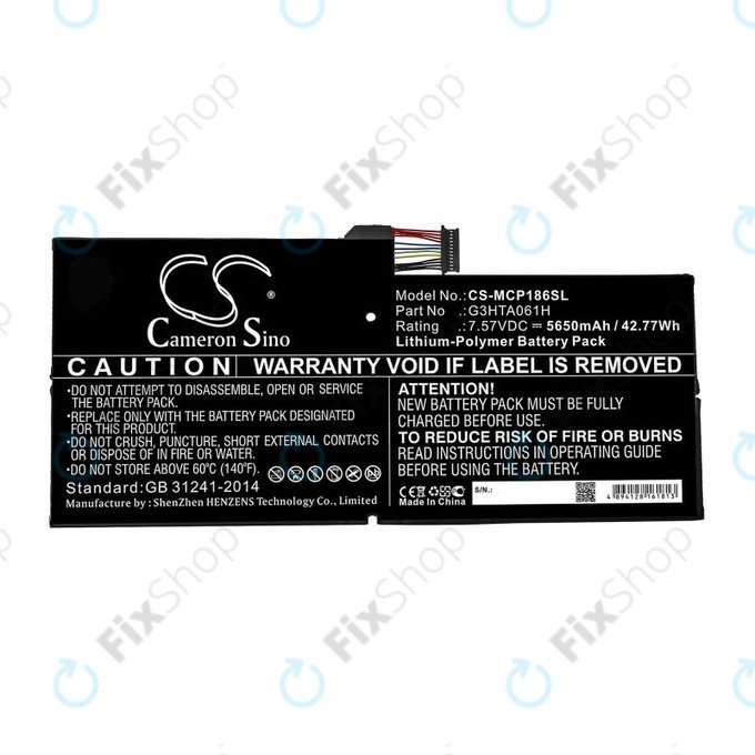 Microsoft Surface Pro 7 - Baterie G3HTA061H 5650mAh HQ