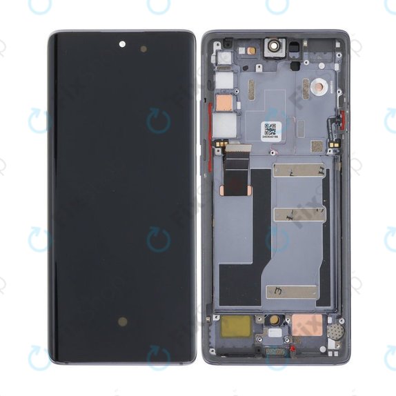 TCL 20 Pro 5G - Ecran LCD + Sticlă Tactilă + Ramă (Black) OLED