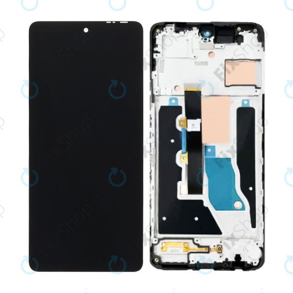 Infinix Note 30 Pro - Ecran LCD + Sticlă Tactilă + Ramă (Magic Black) TFT