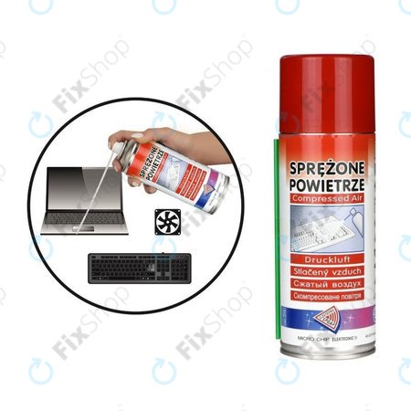 Micro Chip Electronic - Aer comprimat pentru curățarea electronicelor - 400ml
