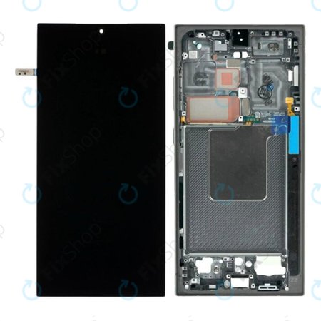 Samsung Galaxy S24 Ultra S928B - Ecran LCD + Sticlă Tactilă + Ramă (Titanium Black) OLED