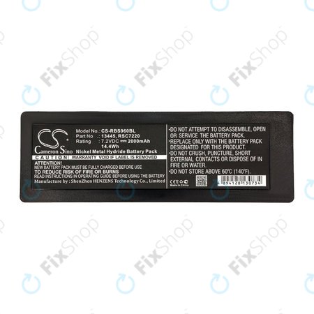 Baterie pentru Scanreco 590, 592, 2000mAh, Ni-MH, 7.2V, RSC7220, HQ
