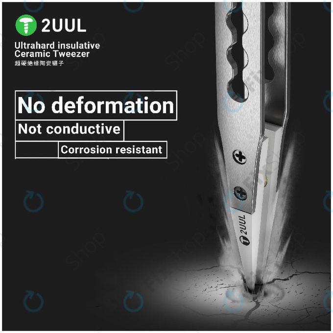 Pensetă de precizie, izolată ceramic, 2UUL TW31