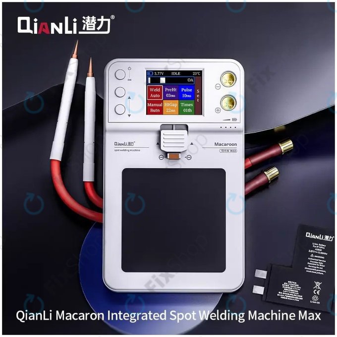 QianLi Macaron Max - Set Micropunct de Sudura Pentru Repararea Bateriei Flex (iPhone 11 - 14 Pro Max)