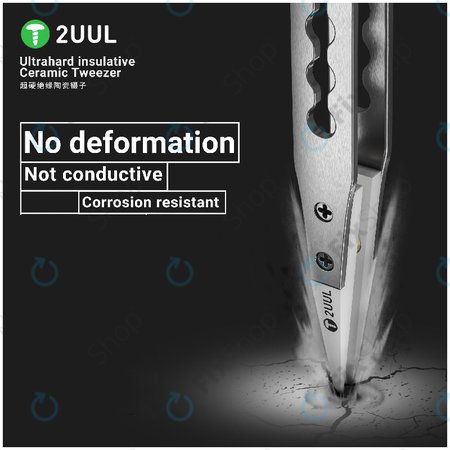 Pensetă de precizie, izolată ceramic, 2UUL TW31