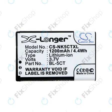 Baterie pentru Nokia 5220, 5630, 6303, 6700, C5, 1200mAh, Li-Ion, 3.7V, BL-5CT, HQ