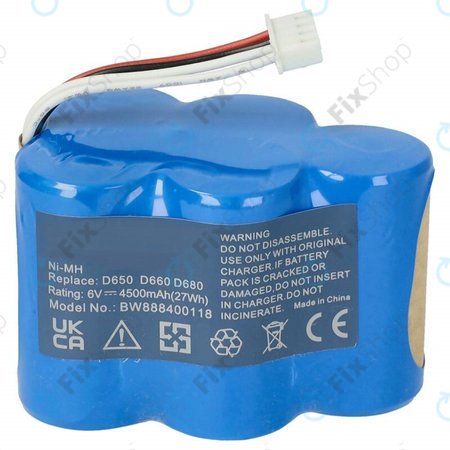 Ecovacs Deebot D-series - Baterie LP43SC3300P5 Ni-MH 6.0V 4500mAh