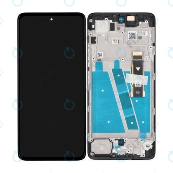 Motorola Moto G72 XT2255 - Ecran LCD + Sticlă Tactilă + Ramă (Meteorite Gray) - 5D68C21701 Genuine Service Pack