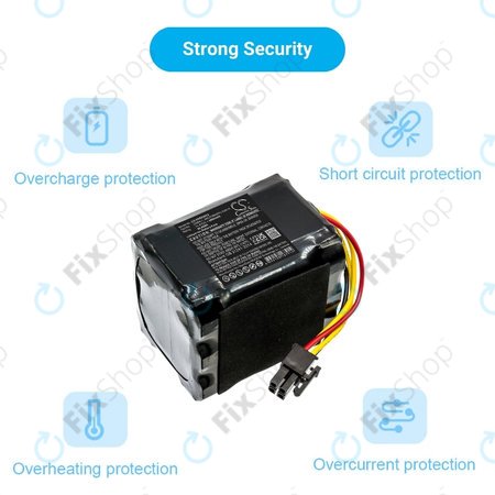 Vorwerk Kobold VR200 - Baterie 20884-1, 4NCR18650P2-C001A Li-Ion 14.4V 6000mAh HQ