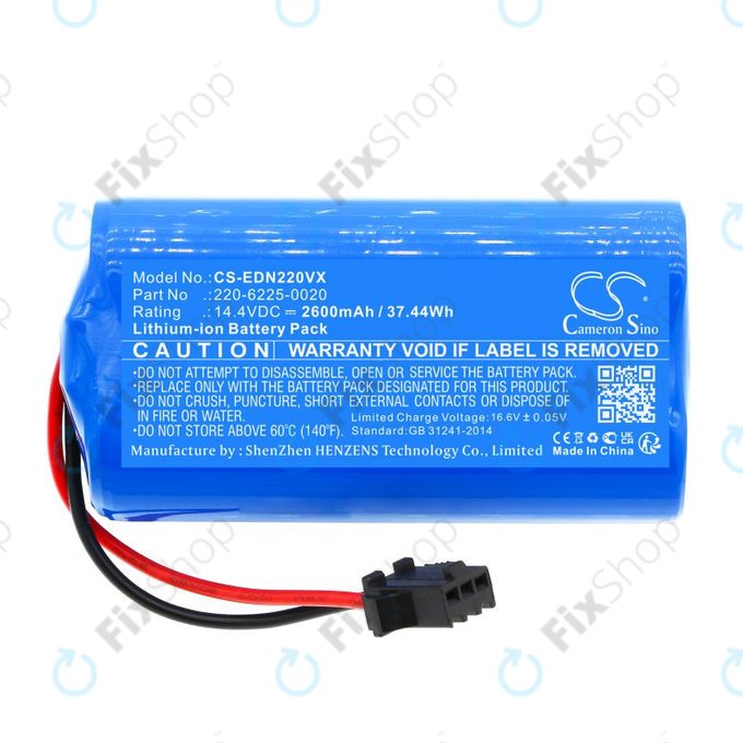 Baterie pentru Lenovo, Neebo, Prixton, Ecovacs, Ultenic, 2600mAh, Li-Ion, 14.4V, 220-6225-0020, HQ