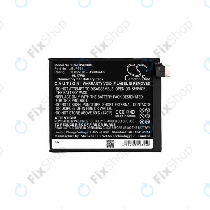 OnePlus 8 - Baterie BLP761 4200mAh HQ