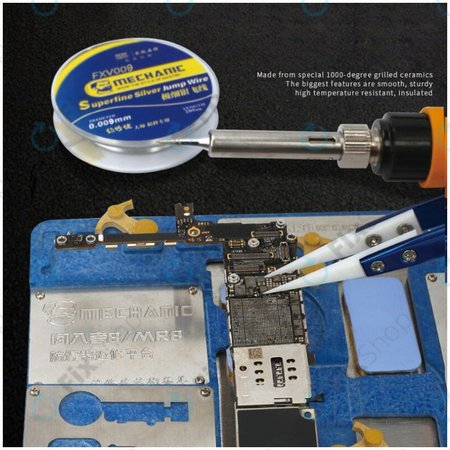 Mechanic CF-11 - Pensetă ceramică rezistentă la căldură cu vârf ascuțit